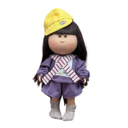 For 24cm Spanish Potato Mia Doll Lovely Outfit Clothing Denim Puppy Overall Dress Plaid Skirt Pants Set Clothes Dollhouse Gift