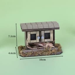 1Pcs Doll House Miniature Bathroom Sink Cabinet Prop Realistic 1/12 Scale Dollhouse Simulation Wash Basin Toy DIY Accessories