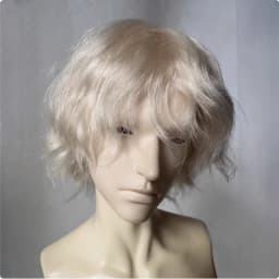 (Sweet Janie Store)BJD Wigs Short Hair for 1/3 1/4 1/6 Dolls SD MSD MDD Yosd Mohair Wigs Doll Black Blue Purple Gold Hair
