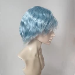 (Sweet Janie Store)BJD Wigs Short Hair for 1/3 1/4 1/6 Dolls SD MSD MDD Yosd Mohair Wigs Doll Black Blue Purple Gold Hair