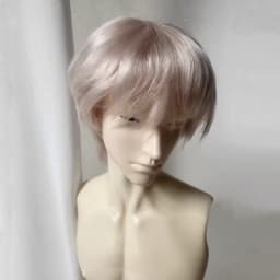(Sweet Janie Store)BJD Wigs Short Hair for 1/3 1/4 1/6 Dolls SD MSD MDD Yosd Mohair Wigs Doll Black Blue Purple Gold Hair