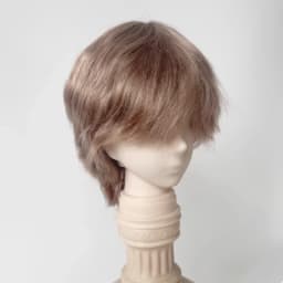 (Sweet Janie Store)BJD Wigs Short Hair for 1/3 1/4 1/6 Dolls SD MSD MDD Yosd Mohair Wigs Doll Black Blue Purple Gold Hair