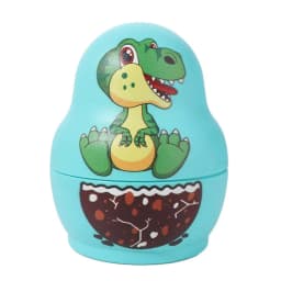 6 Layer Dinosaur Russian Nesting 8 Layer Animals Pattern Stacking Nesting Handmade Cartoon Stacking Cups Gams Chidlren Gifts