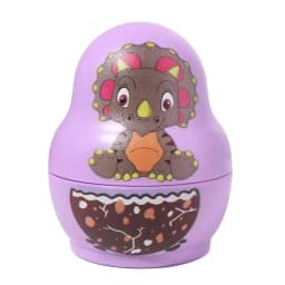 6 Layer Dinosaur Russian Nesting 8 Layer Animals Pattern Stacking Nesting Handmade Cartoon Stacking Cups Gams Chidlren Gifts