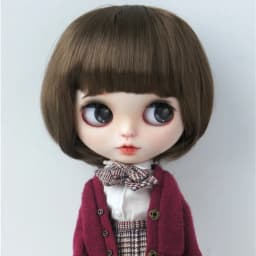 Jusuns QBaby Blythes Wig JD190 9-10inch 10-11inch Short Smart Wave Cut Synthetic Mohair BJD Hair Porcelain doll Accessories