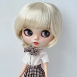 Jusuns QBaby Blythes Wig JD190 9-10inch 10-11inch Short Smart Wave Cut Synthetic Mohair BJD Hair Porcelain doll Accessories