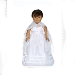 Doll Wedding Dress Series 18 inch Girl Long Wedding Dress Doll Dress Accessories