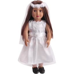 Doll Wedding Dress Series 18 inch Girl Long Wedding Dress Doll Dress Accessories