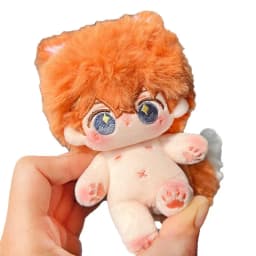 Genshin Impact Tartaglia 10cm Magnetic Tail Cotton Doll Plush Toy Cute Stuffed Figure Romantic Gift for Girlfriend Fans