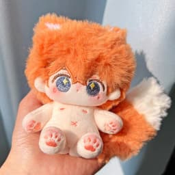 Genshin Impact Tartaglia 10cm Magnetic Tail Cotton Doll Plush Toy Cute Stuffed Figure Romantic Gift for Girlfriend Fans