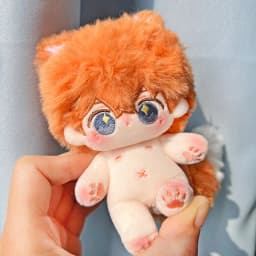 Genshin Impact Tartaglia 10cm Magnetic Tail Cotton Doll Plush Toy Cute Stuffed Figure Romantic Gift for Girlfriend Fans