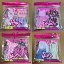 New Doll Fashion Clothing Set,Handbags,Shoes,Christmas Holiday Outfit, For Girls Play Time Dress-Up Diverse Styles Fashion Toy