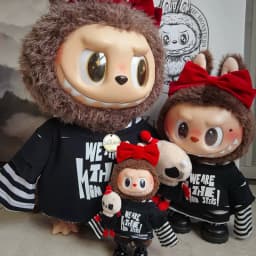 In Stock Clothes 10cm/17cm/38cm/58cm For Labubu / Zimomo Doll Costume Cute Clothes And Shoes No Doll Included Valentine'S Day