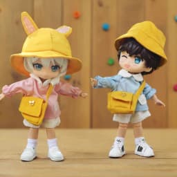 Obitsu 11 Doll Kindergarten Cute Clothes Suit For OB11 Gsc 1/12 Bjd Molly Body 16~17cm BJD Doll Cloth Doll Outfit Clothes