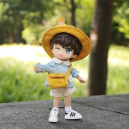 Obitsu 11 Doll Kindergarten Cute Clothes Suit For OB11 Gsc 1/12 Bjd Molly Body 16~17cm BJD Doll Cloth Doll Outfit Clothes