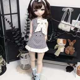 New 1/6 1/4 Doll's Clothes for 30/45cm Bjd Doll Fashion Dress Girl Toys Play House Dress Up Gift Cute Doll Accessories, No Doll