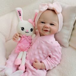Cute Vivienne 48 cm Full Body Silicone Reborn Doll Waterproof Handmade Realistic Baby Newborn Girl Doll Children Christmas Gift