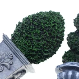 1/12 Dollhouse Simulation Plant Potted Model Miniature Twisted Artificial Plant Spiral Faux Greenery for Landscape Desktop Decor