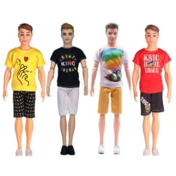 Ken Doll Clothes 48 Items / Lot 12 Inch Dolls Accessories Male Outfit Wear Man Shoes For 32cm Dolls Best Birthday Gifts