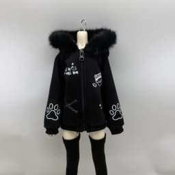 1/4 1/6 Doll's Clothes Suit for 45/30cm Bjd Doll Coat+Socks,Sweatshirts with Hood Dress Up Toys Gift Doll Accessories, No Doll