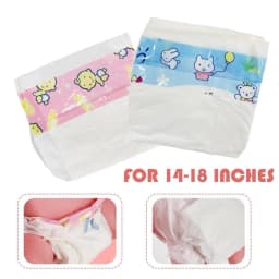 1/2/3/5/10Pcs Diapers Baby Dolls Play House Diapers Reborn Dolls Decorate Pretend Baby Diaper Simulation Nappies Toy Accessories