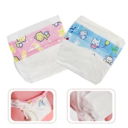 1/2/3/5/10Pcs Diapers Baby Dolls Play House Diapers Reborn Dolls Decorate Pretend Baby Diaper Simulation Nappies Toy Accessories
