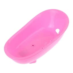 Playing House Dollhouse Furniture Bathing Plastic Tub Accessories 1:6 Scale Miniatures Electric Bathtub