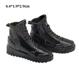 1Pair New Fashion 1/6 Shoes Plastic Multistyles Male Boots Shoes Clothes Accessories Fit Foot Length 2cm Dolls