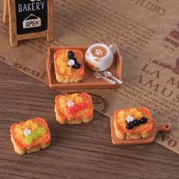 10pcs Miniature food toys, cakes, DIY resin accessories, doll houses, bakery decorations