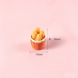 1:12 Scale Dollhouse Miniature Food 10Pcs Resin Breakfast Bread Cake Coffee Accessories
