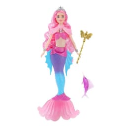 Hot Sale 14 Inch Mermaid Doll Toys Lighting Singing Music Toy Fast Shipping Things Children' DIY Play Toy Birthday Present