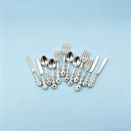 12Pcs 1:12 Scale Mini Dollhouse Cutlery Set, Metal Knife Fork Spoon, Kitchen Furniture Toy