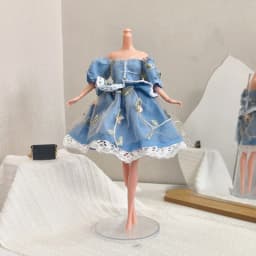 Fashion Doll Dress Clothes 30cm Doll Princess Dress Vintage Lace Group Elegant Dress Set For 1/6 BB FR Doll Toys Accessories