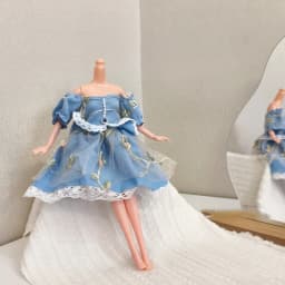 Fashion Doll Dress Clothes 30cm Doll Princess Dress Vintage Lace Group Elegant Dress Set For 1/6 BB FR Doll Toys Accessories