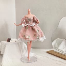 Fashion Doll Dress Clothes 30cm Doll Princess Dress Vintage Lace Group Elegant Dress Set For 1/6 BB FR Doll Toys Accessories