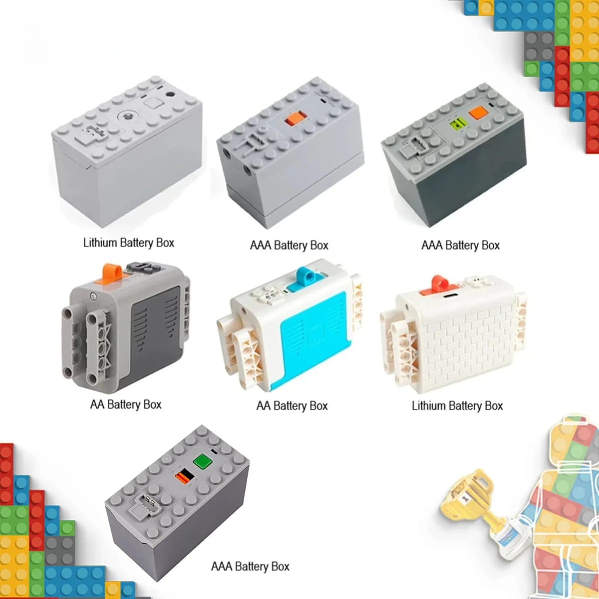AA/AAA Rechargeable Battery Box, Multifunction Electric Group Tool, Car Train Engine Speed Adjustment Control