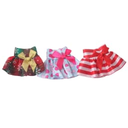 30CM Christmas Doll Skirts Colorful and Diverse Small Skirts Children's Favorite Doll Clothing Suitable for 30CM Christmas Dolls