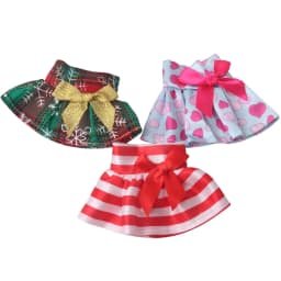30CM Christmas Doll Skirts Colorful and Diverse Small Skirts Children's Favorite Doll Clothing Suitable for 30CM Christmas Dolls
