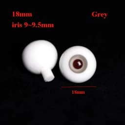 High Quality 10/18mm Glass Eyes Eyeball Pink Brown Grey Cute DIY Doll Making Crafts 1/4 Small Iris Eyes For 1/6 BJD Dolls