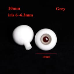 High Quality 10/18mm Glass Eyes Eyeball Pink Brown Grey Cute DIY Doll Making Crafts 1/4 Small Iris Eyes For 1/6 BJD Dolls