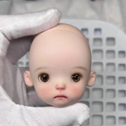 Amber 1/6 SD BJD Doll Nana Doudou Xiaop Head Cute Beautiful Girl Resin Toy Gift Just the Head High Just Head Makeup