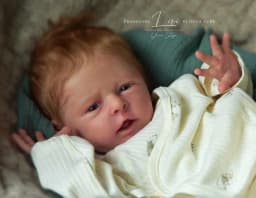 NPK 19Inch Unfinished Unpainted Reborn Doll Levi Fresh Color Soft Touch with Cloth Body