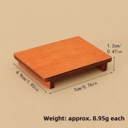 Mini 1/12 Dollhouse Miniature Chair Multistyles Modern Simple Wood Coffee Dining Table Chairs House Decoration