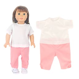 18 Inch American Doll Clothes Mix & Match Outfits, Rainbow Dress, Hoodie Jacket & Casual Tops for 43cm Reborn Baby Girl Dolls