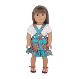 18 Inch American Doll Clothes Mix & Match Outfits, Rainbow Dress, Hoodie Jacket & Casual Tops for 43cm Reborn Baby Girl Dolls