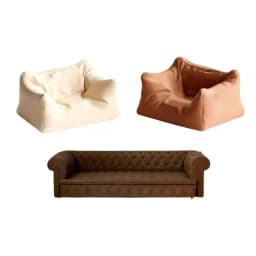 Miniature Sofa Model 1/12 Dollhouse Furniture Lazy Sofa Ornament Dollhouse Decor Accessories Micro Scene Photography Props