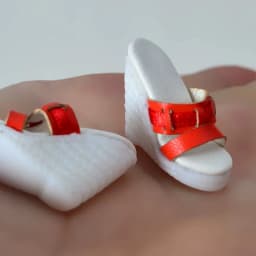 Doll Shoes Parts 1/6 Supermodel Doll Simple Fashion Leather Wedge Heels High Heels For Royalty FR2 Nu.face Babi Xianxian