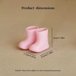 Waterproof Doll Shoes 1/12 OB11 Miniature Fashion Boot Photo Props