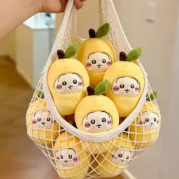 10cm Cute Plush Doll Pendant Clothes Soft Yellow Mango Idol Doll Accessories Can Changing Clothes Game Accessories Girls Gifts