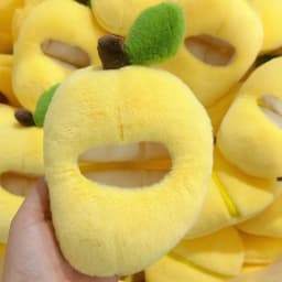 10cm Cute Plush Doll Pendant Clothes Soft Yellow Mango Idol Doll Accessories Can Changing Clothes Game Accessories Girls Gifts